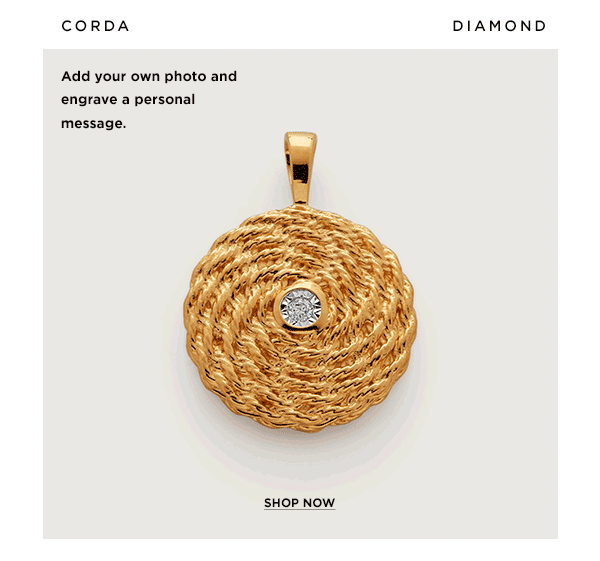 Corda Diamond | Add your own photo and engrave a personal message.