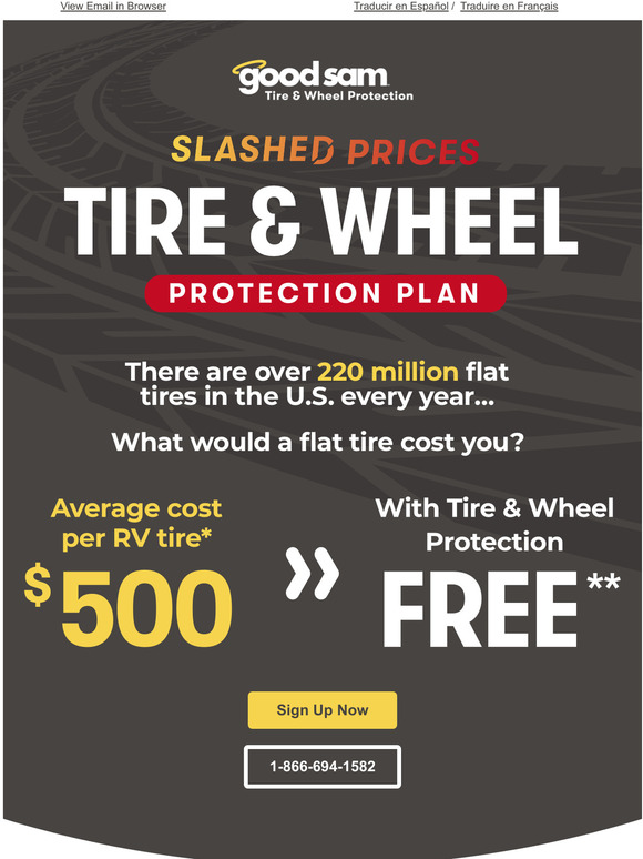 Good Sam Roadside Assistance Slashed Prices Road Hazard Coverage for