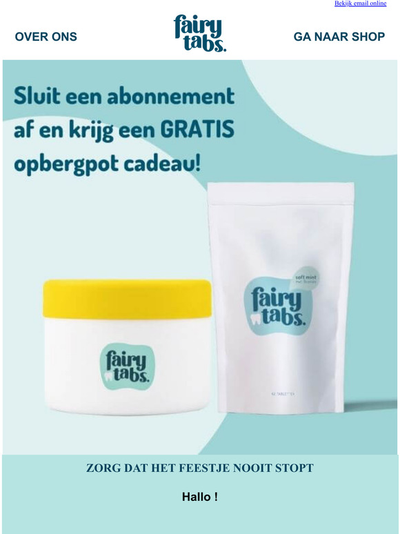 Wil je dat het feestje nooit stopt?