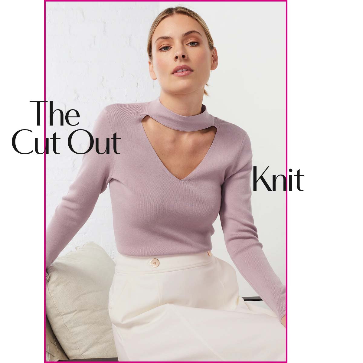 The Cut Out Knit