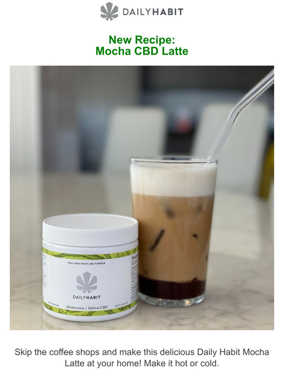 Mocha CBD Latte ☕