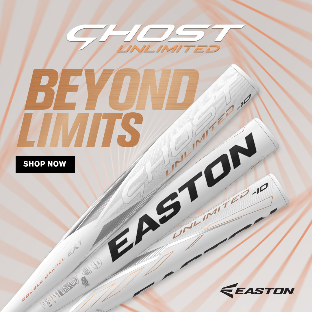 Batte Softball Easton Ghost Unlimited -9 Fastpitch 34/25 Blanche Noire Neuve 2023