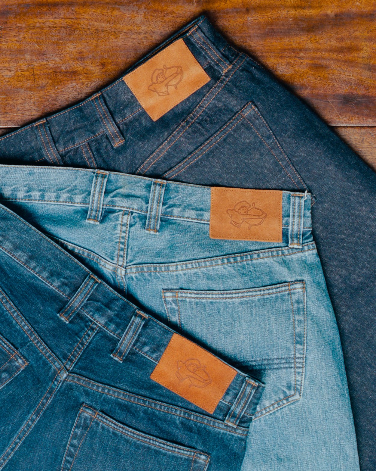 Bleach Wash 14.2oz Japanese Selvedge Denim Five-Pocket Jeans – Drakes US