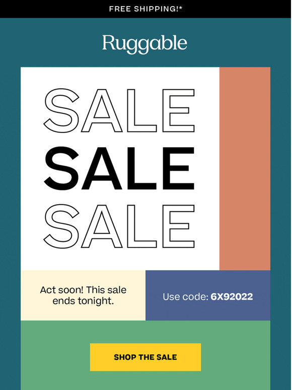 Ruggable What’s That? A Sale! Milled