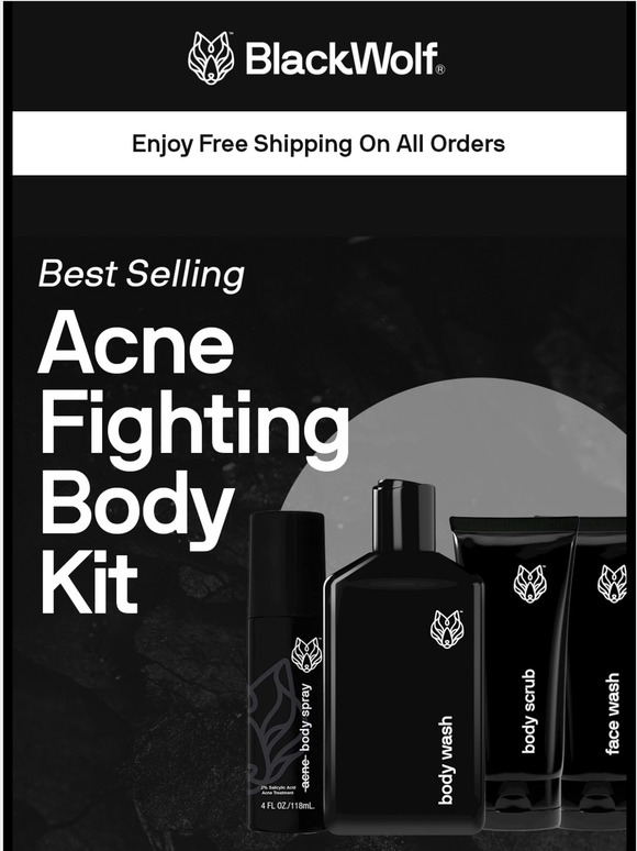 Black Wolf Nation Got body acne? Milled