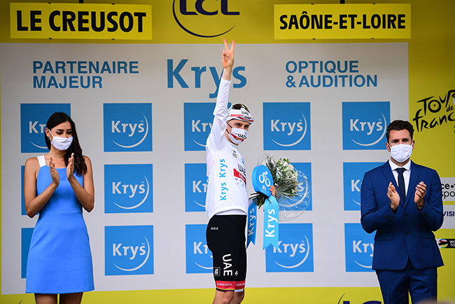 Krys, dx ans de mallot blanc sur le Tour de France