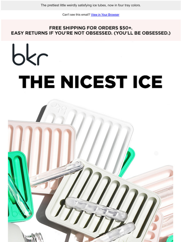 BKR - Winter Ice Tube Tray (Set of Two)