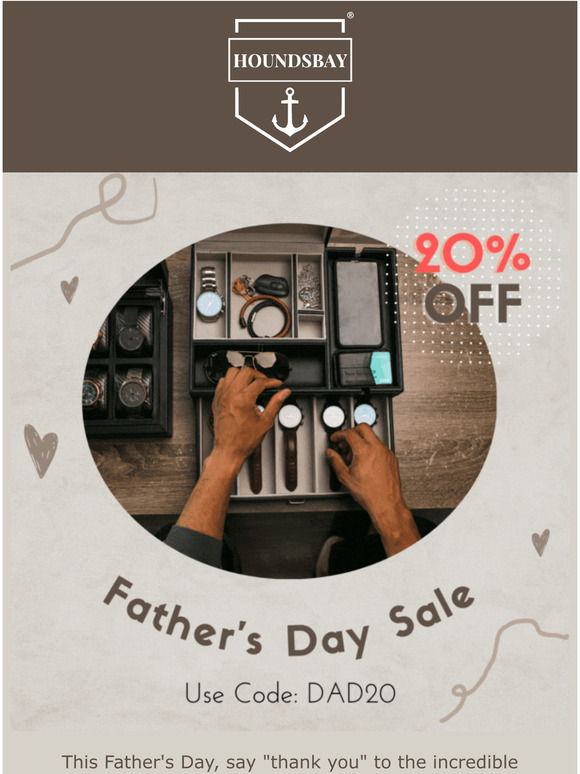 Order now to get his gift on time & Save 20% 🎁