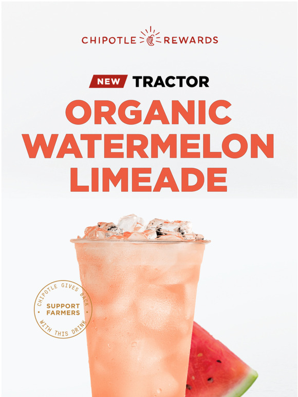 Chipotle Introducing Watermelon Limeade 🍉 Milled