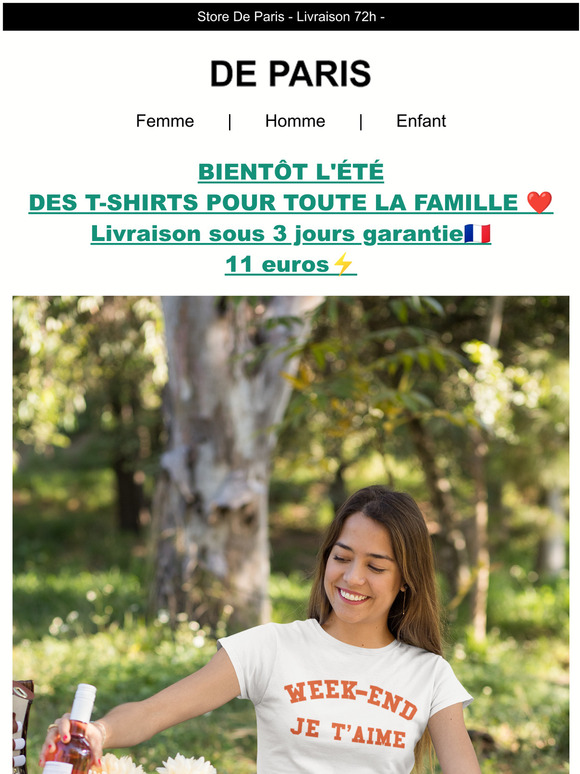 Bientôt l'été☀️Tous nos t-shirts et débardeur à 11€