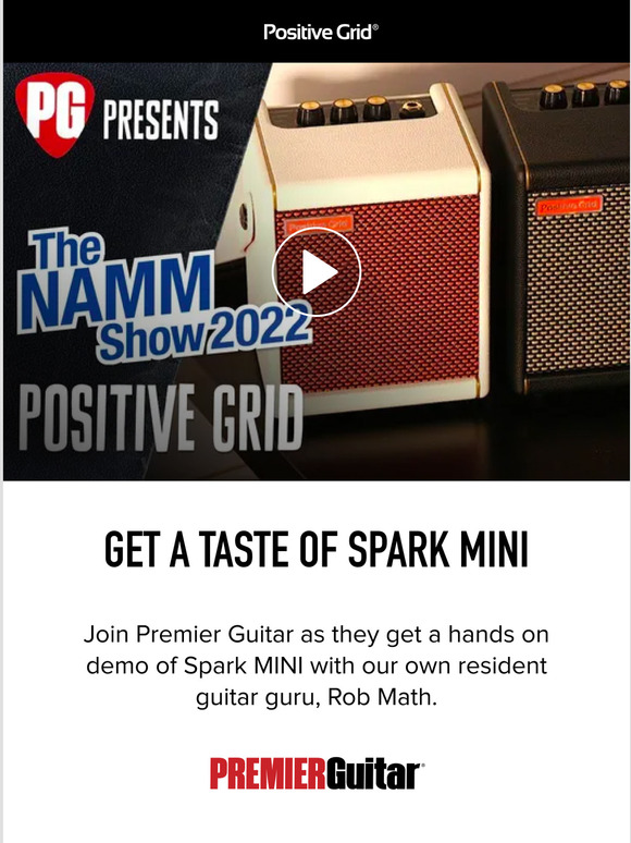 Positive Grid Spark MINI  NAMM 2022 - Premier Guitar