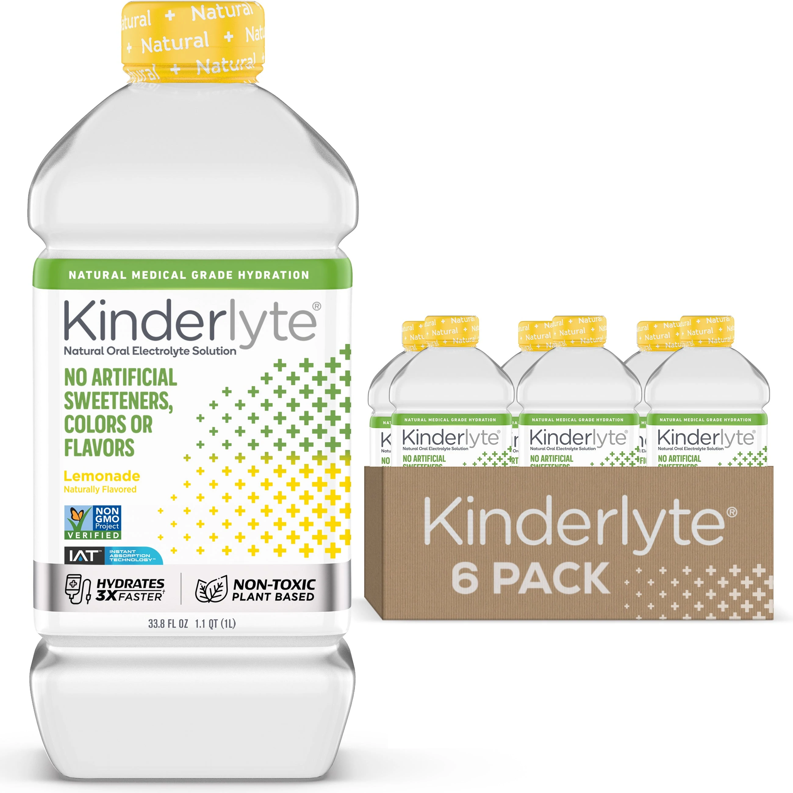 Image of Kinderlyte Oral <br>Electrolyte Solution Lemonade