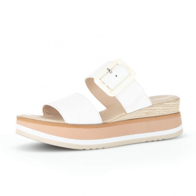 Cute Stylish Slip On Mules in Off White