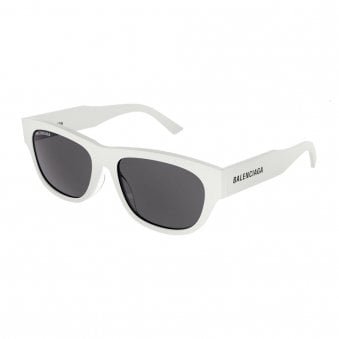 White Acetate Sunglasses