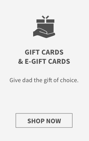 Give Dad the gift of choice with a gift card