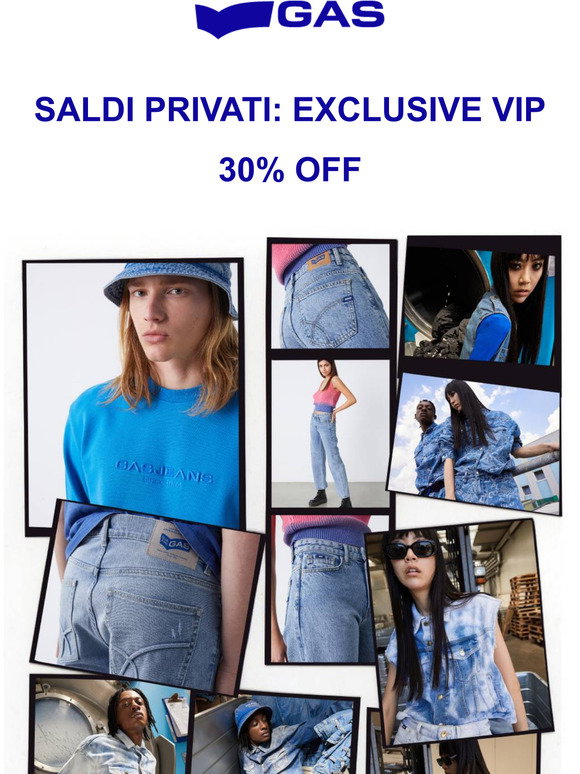Gas Jeans ES: Accesso esclusivo : codice promo 30% off VIP saldi privati |  Milled