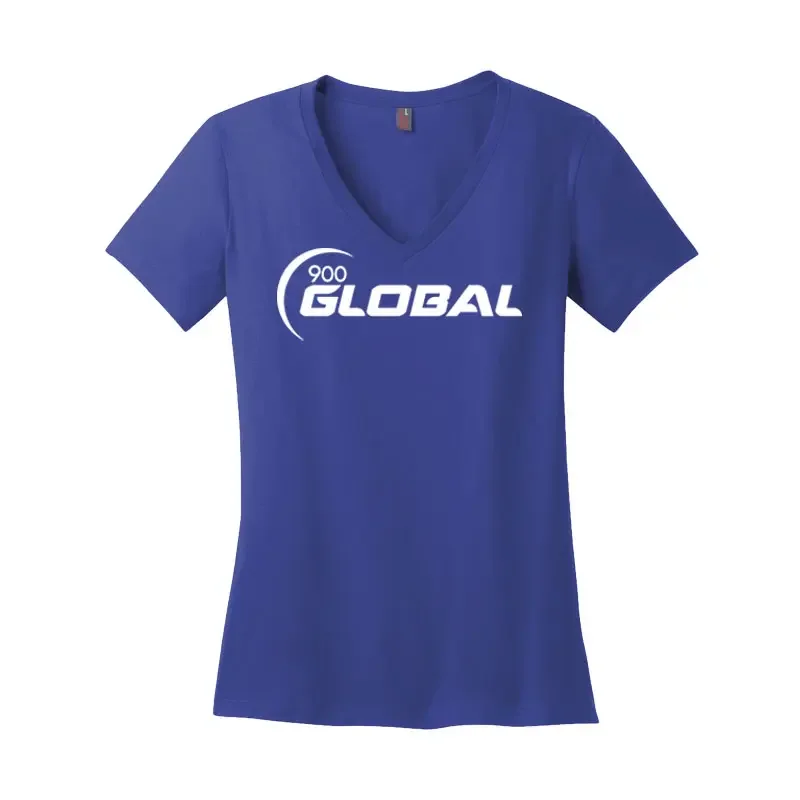 Image of Coolwick Women's V Neck 900 Global Bowling T-Shirt