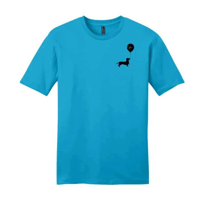 Image of Jacqueline Evans Dachshund Balloon Logo CoolWick T-Shirt