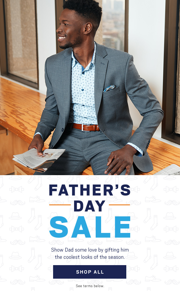 Men's wearhouse father's cheap day sale