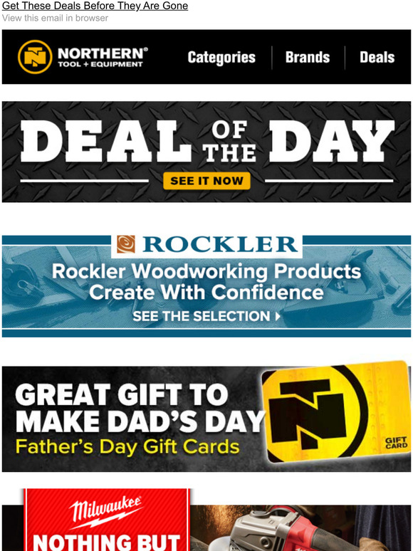 Northern Tool FREE Gift Card Up To A 100 Value! Milled