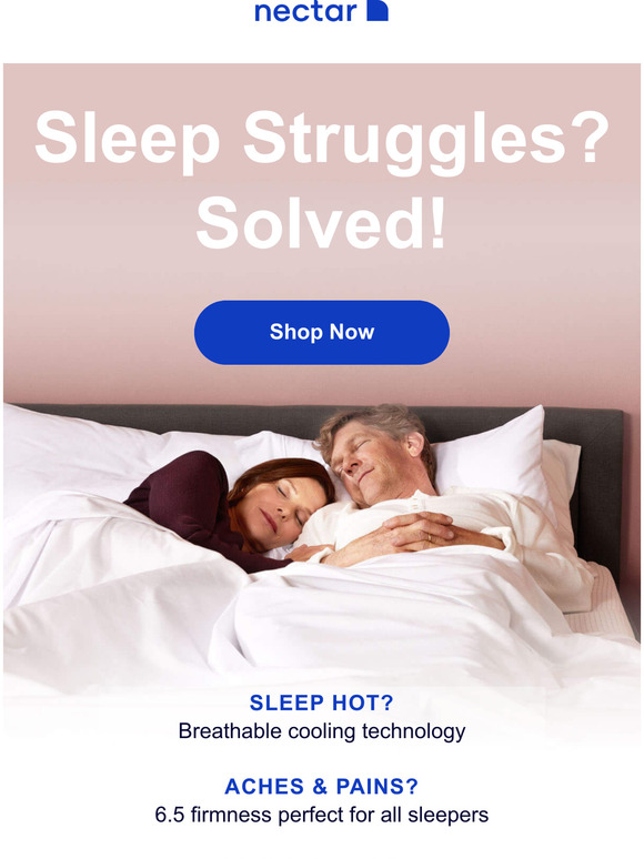 Nectar Sleep The sleep struggle is real 😵‍💫 Milled