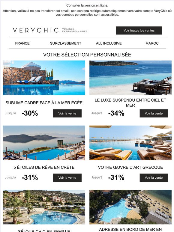 ✨ Crète, Grèce & 30 destinations exceptionnelles