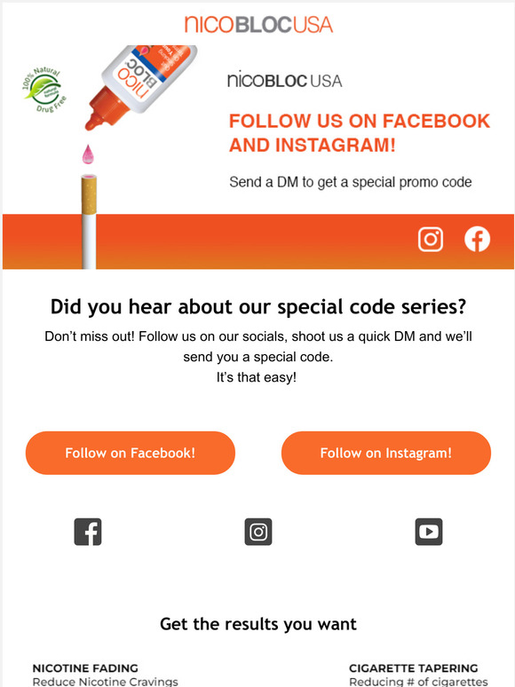 Send us a DM for a special promo code!