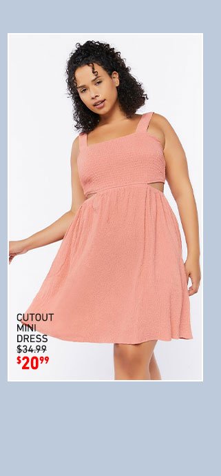 Cutout Mini Dress