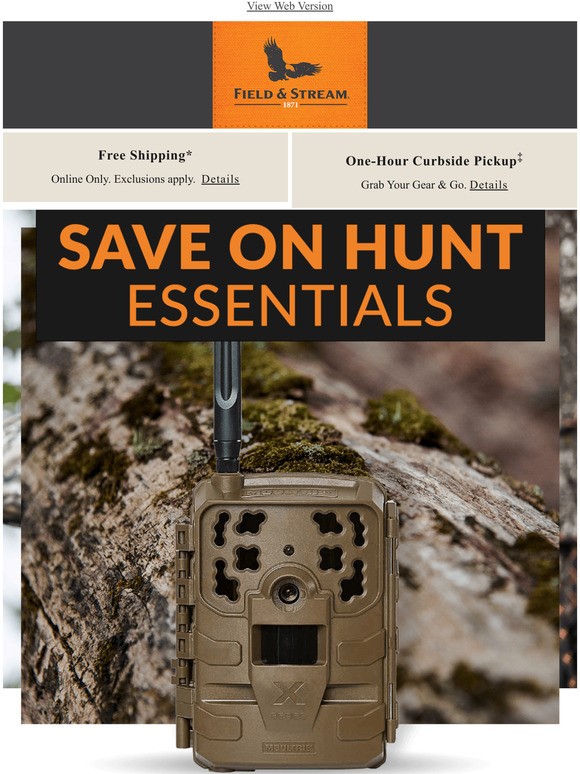 Discover great savings on hunting essentials!
