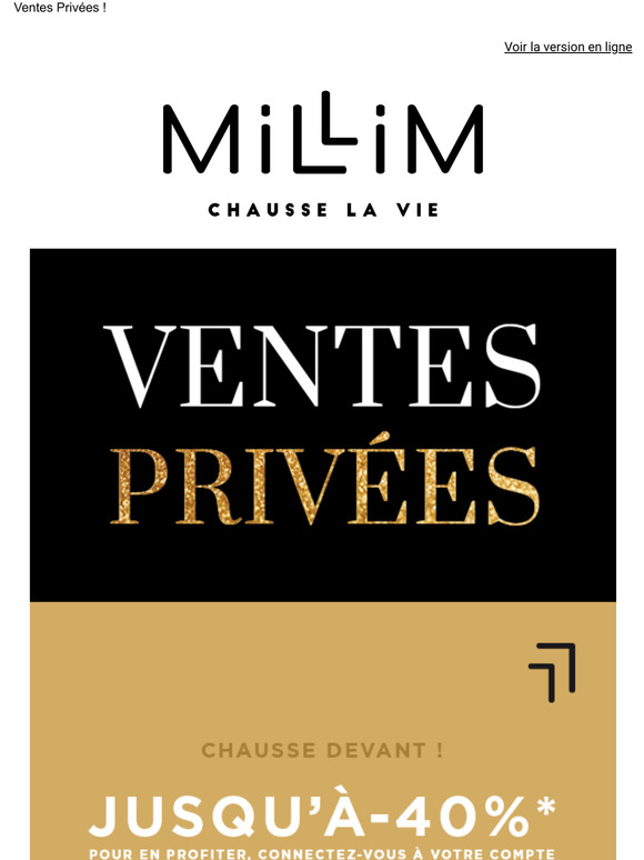 ventes privees millim