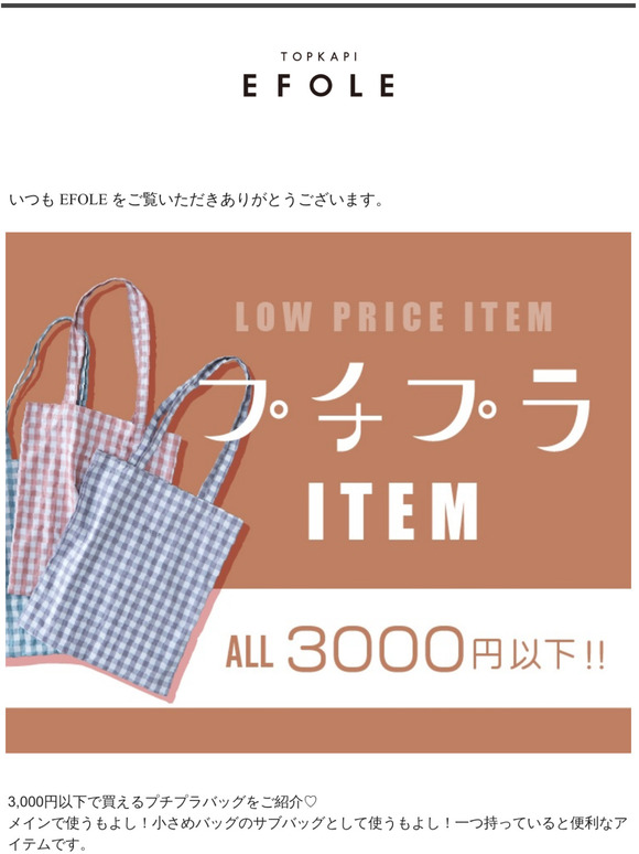 EFOLE macotoさんコラボbag online shop 40.0%割引 sandorobotics.com