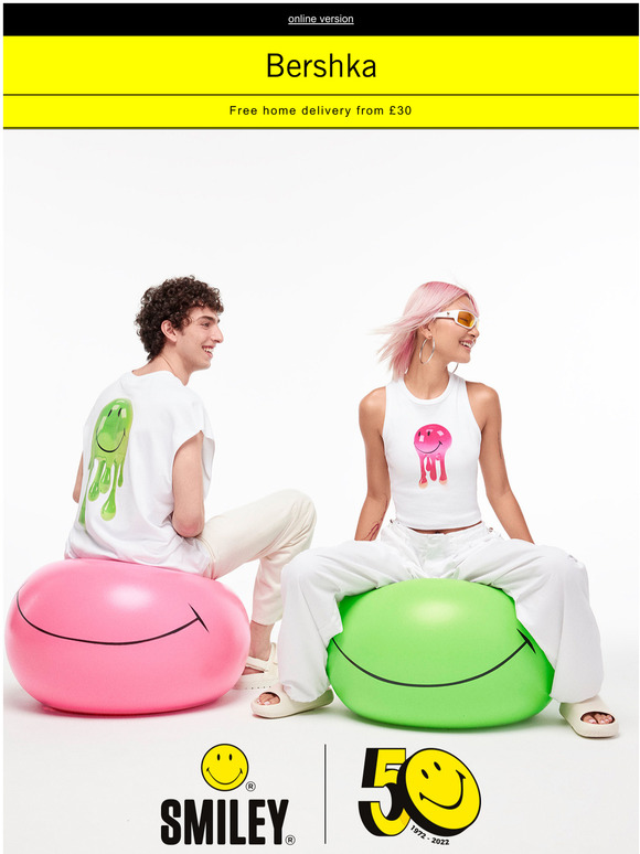 Bershka UK Bershka x Smiley🫶 What makes u smile? Milled