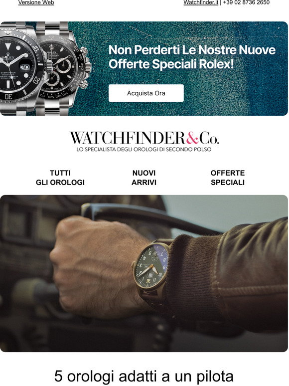 Watchfinder Rest Of EU: Questi sono i nostri orologi da aviatore preferiti.  E i tuoi? | Milled
