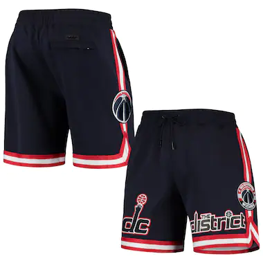 Men's Pro Standard Navy Washington Wizards Chenille Shorts