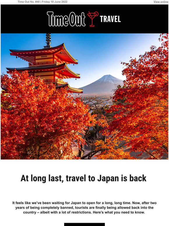 Japan is reopening, finally 🇯🇵