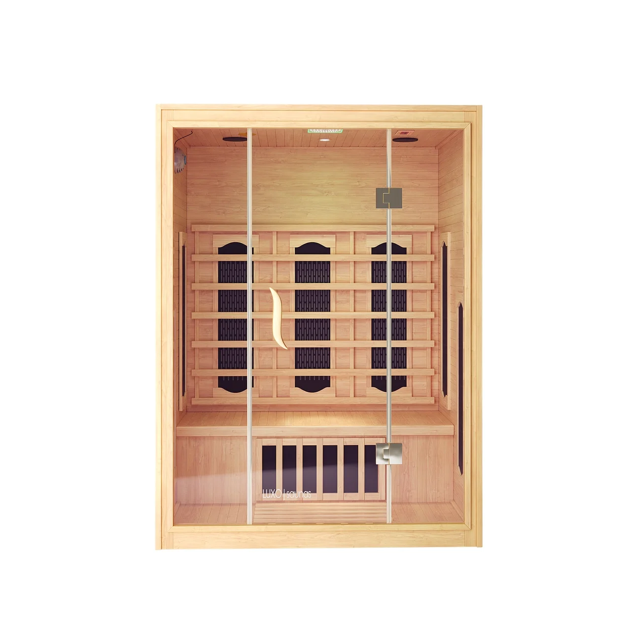 Image of Helle 2 Person Hybrid Carbon Fibre Infrared Home Sauna