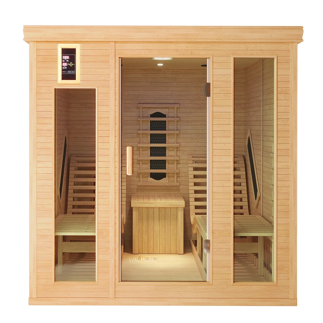 Image of Metsa 3 Person Hybrid Carbon Fibre Infrared Home Sauna