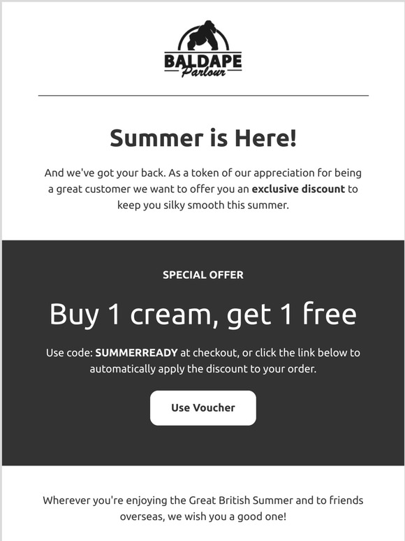 Get your summer look with our sizzling deal!