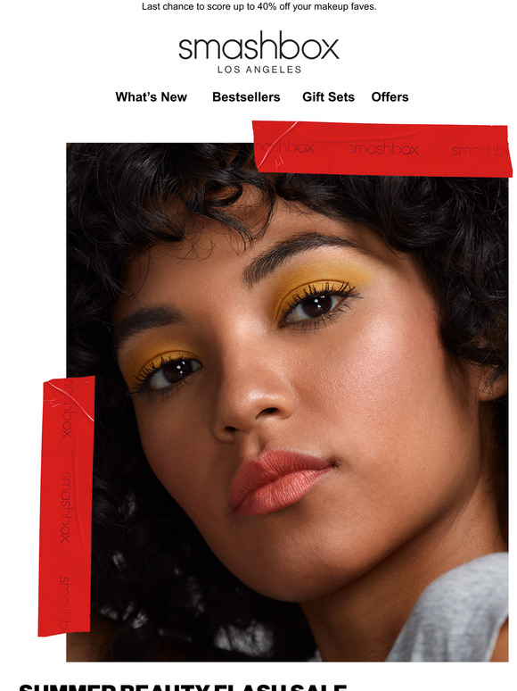Up to 40% off Smashbox | ENDS SOON! ⏰