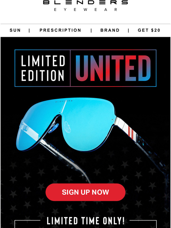 Blenders Eyewear FIRST LOOK // LimitedEdition ‘United’ Sunglasses