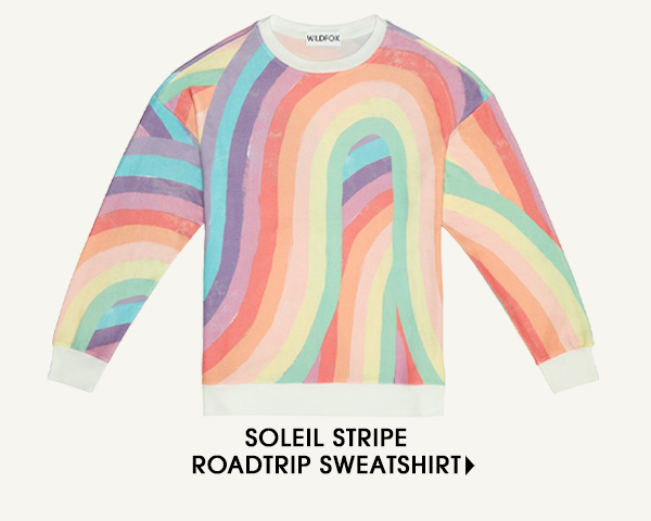 Shop Soleil Stripe Roadtrip Sweatshirt