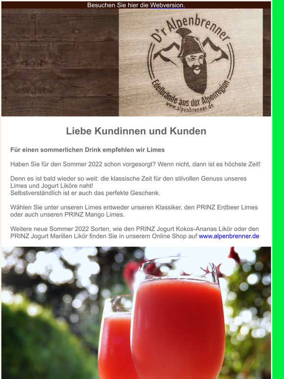 🌞 Neue Sommer Produkte bei alpenbrenner.de