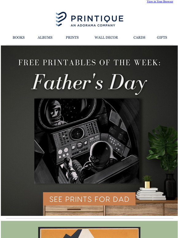 AdoramaPix.com: Free Printables: Father's Day Posters | Milled