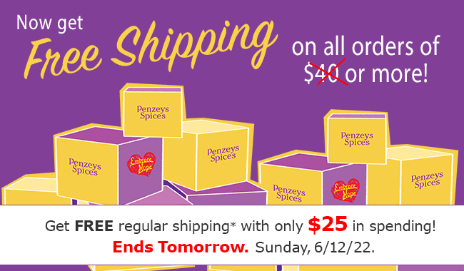 Free Shipping with only $25 in spending!