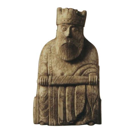 Lewis King Wooden Magnet