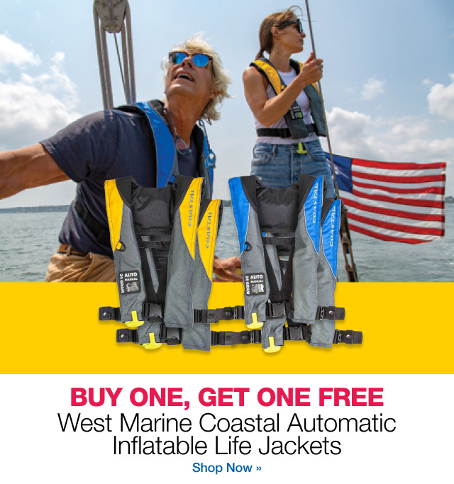 west marine coastal automatic inflatable life jacket