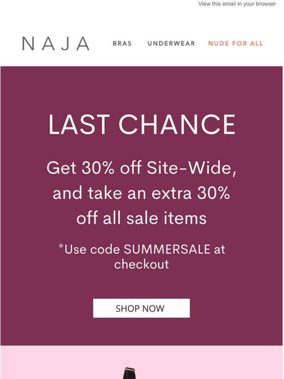 Last day up to 30% off 🔥