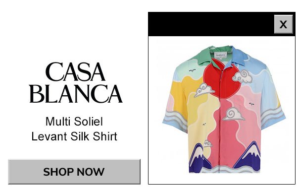 CASABLANCA Multi Soliel Levant Silk Shirt Shop now