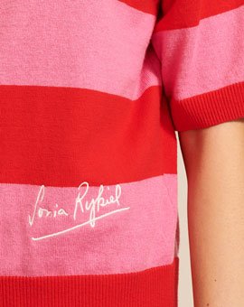 SHORT SLEEVE PULLOVER WITH STRIPES