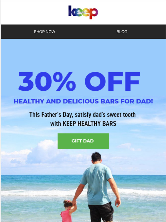 Last Day for 30% OFF Keep Healthy Bars!